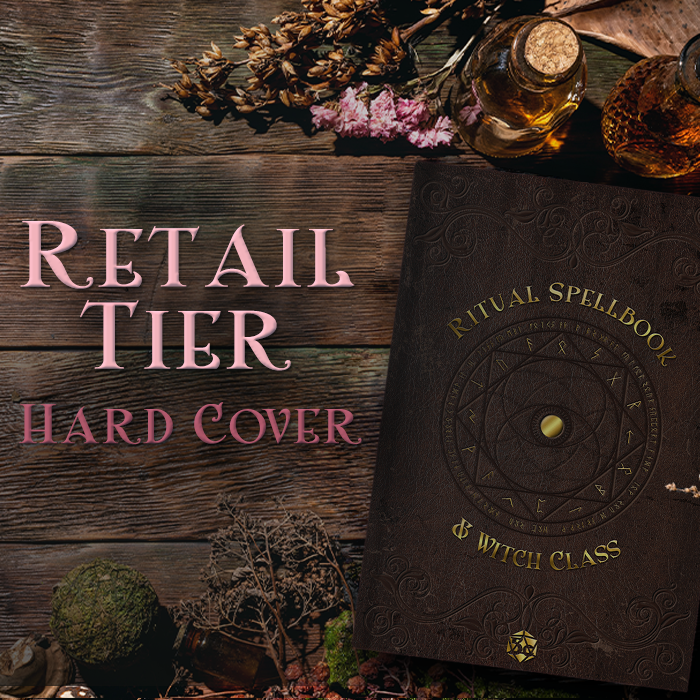 Ritual Spell Book and Witch Class for 5e by Fumble Folks Hardcover