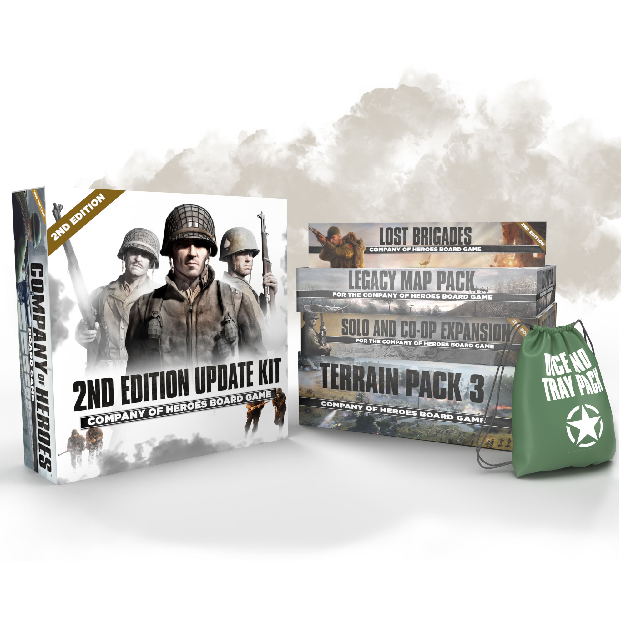 2nd Edition Company of Heroes Board Game by Bad Crow Games Veteran Backers New Products