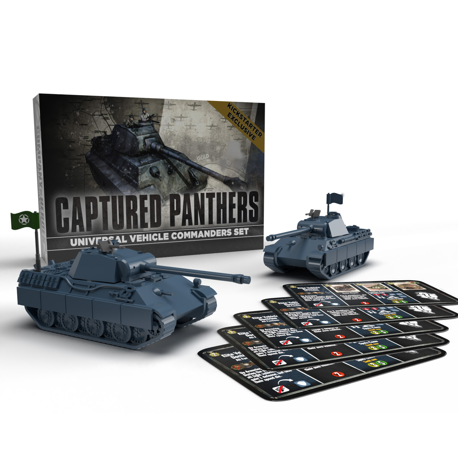 2nd Edition Company of Heroes Board Game by Bad Crow Games - Captured  Panther Pack - Gamefound