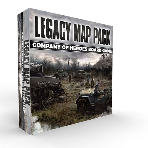 2nd Edition Company of Heroes Board Game by Bad Crow Games Legacy Map Pack Gamefound