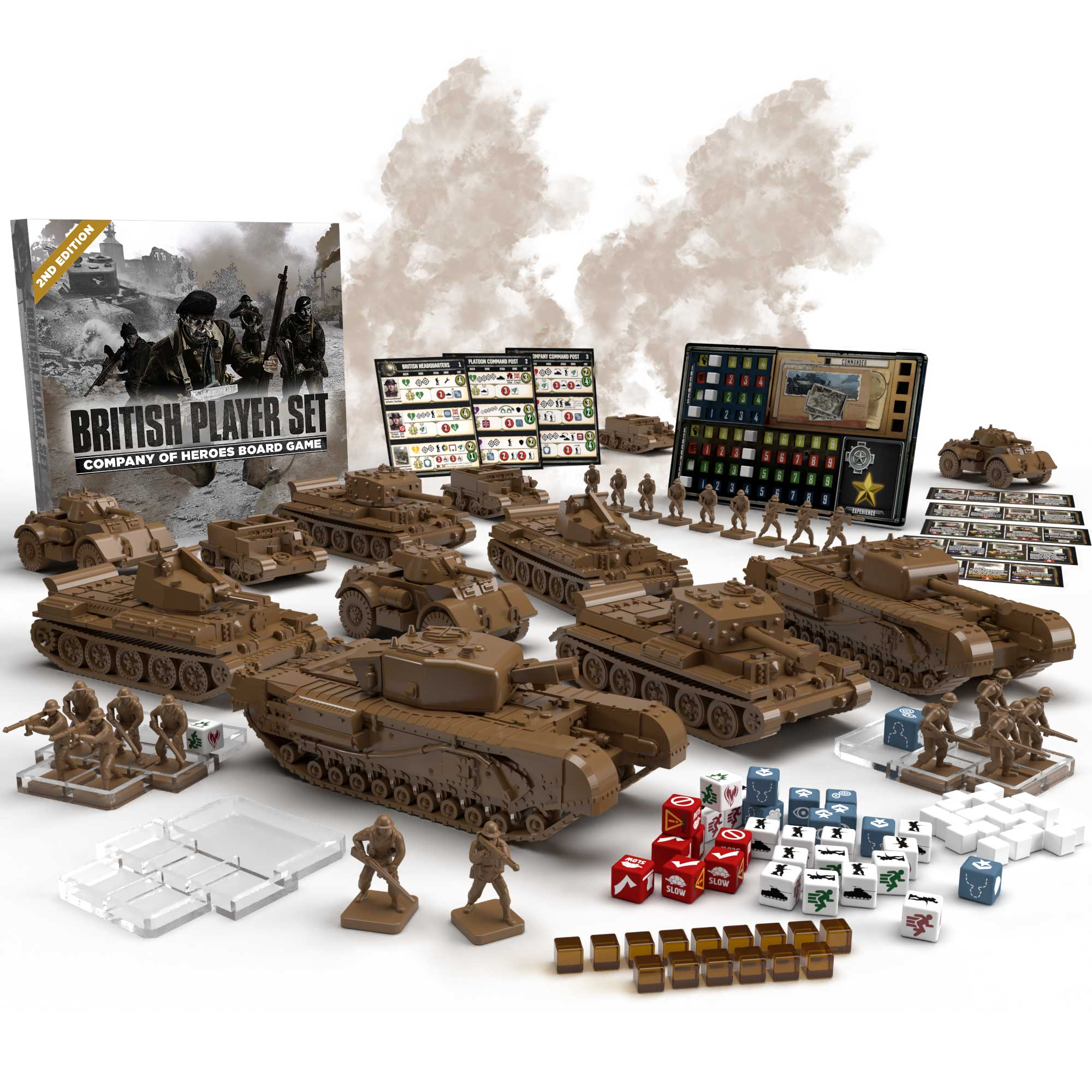 2nd Edition Company of Heroes Board Game by Bad Crow Games Faction Player Set Choice 2 Gamefound