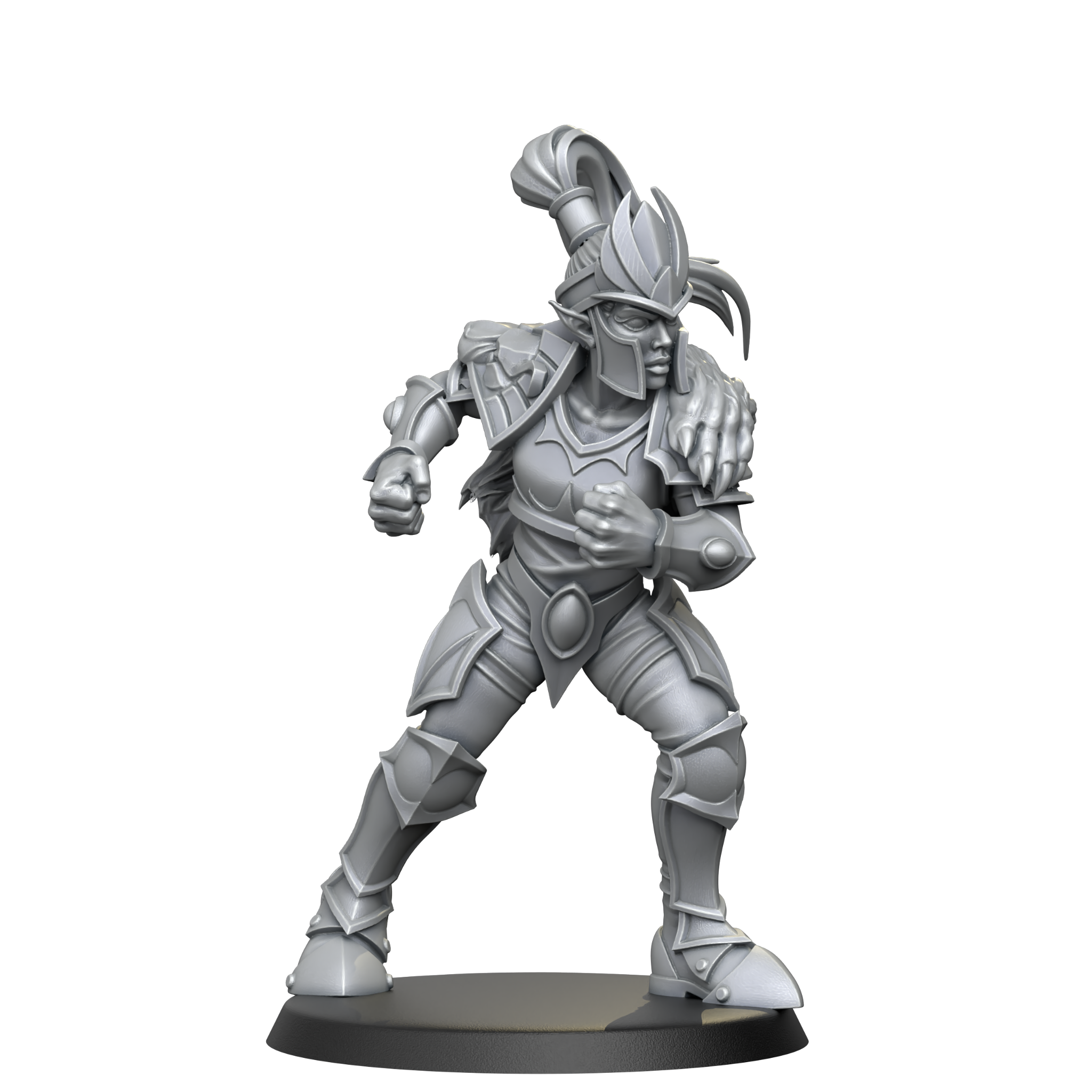 High elf fantasy football team 3D model 3D printable