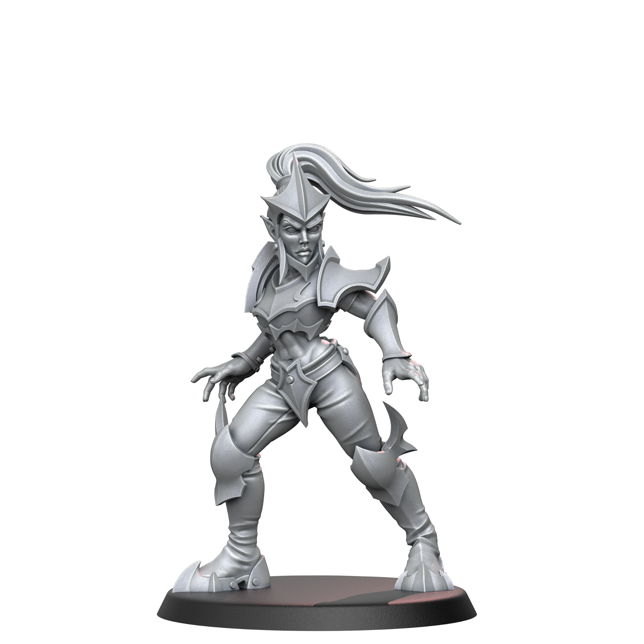 High elf fantasy football team 3D model 3D printable