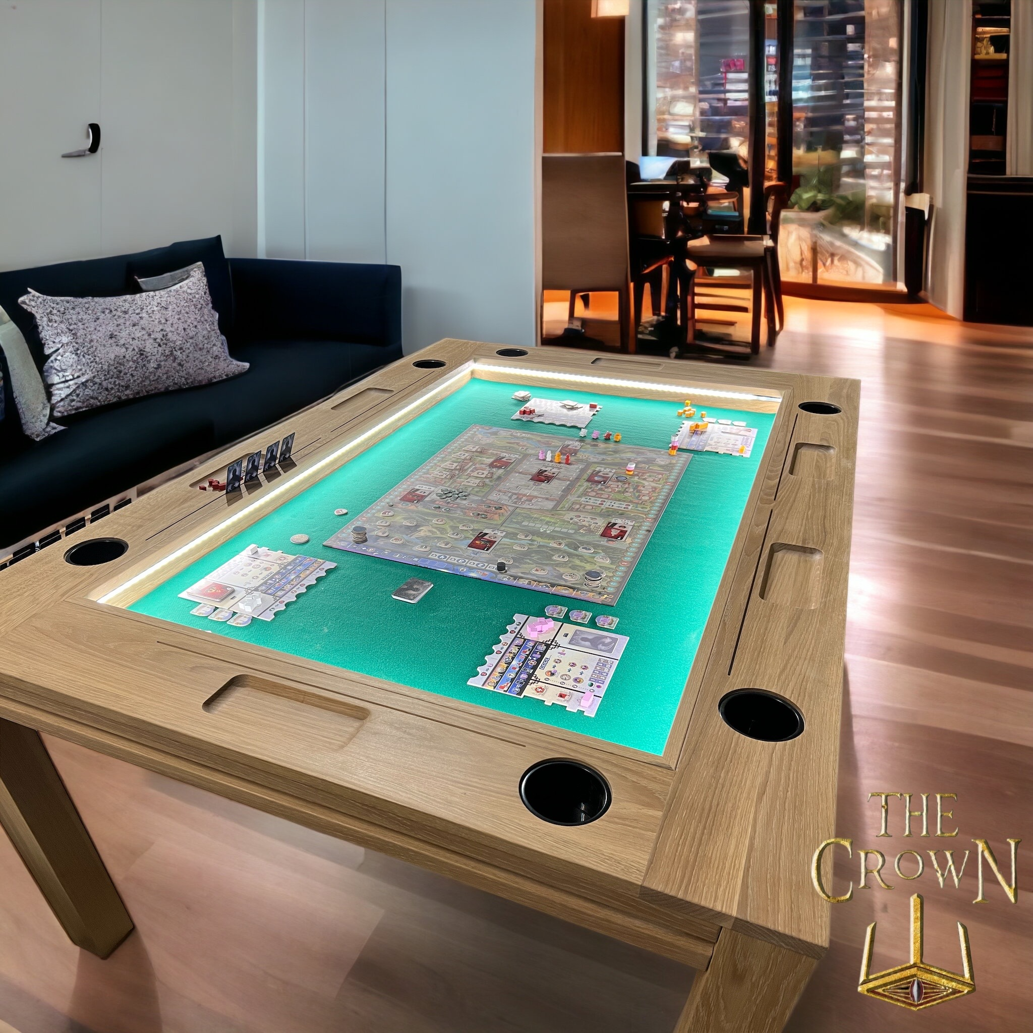 Tailormade Board Game Tables by The Crown Late Pledge Board game