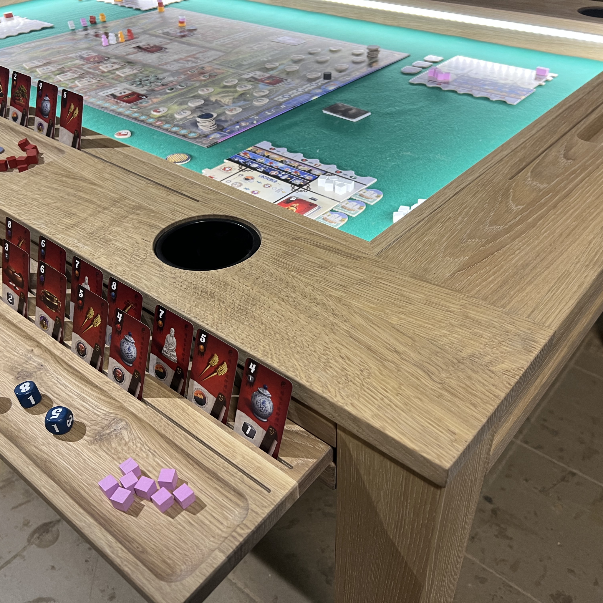 Tailormade Board Game Tables by The Crown Late Pledge Board game