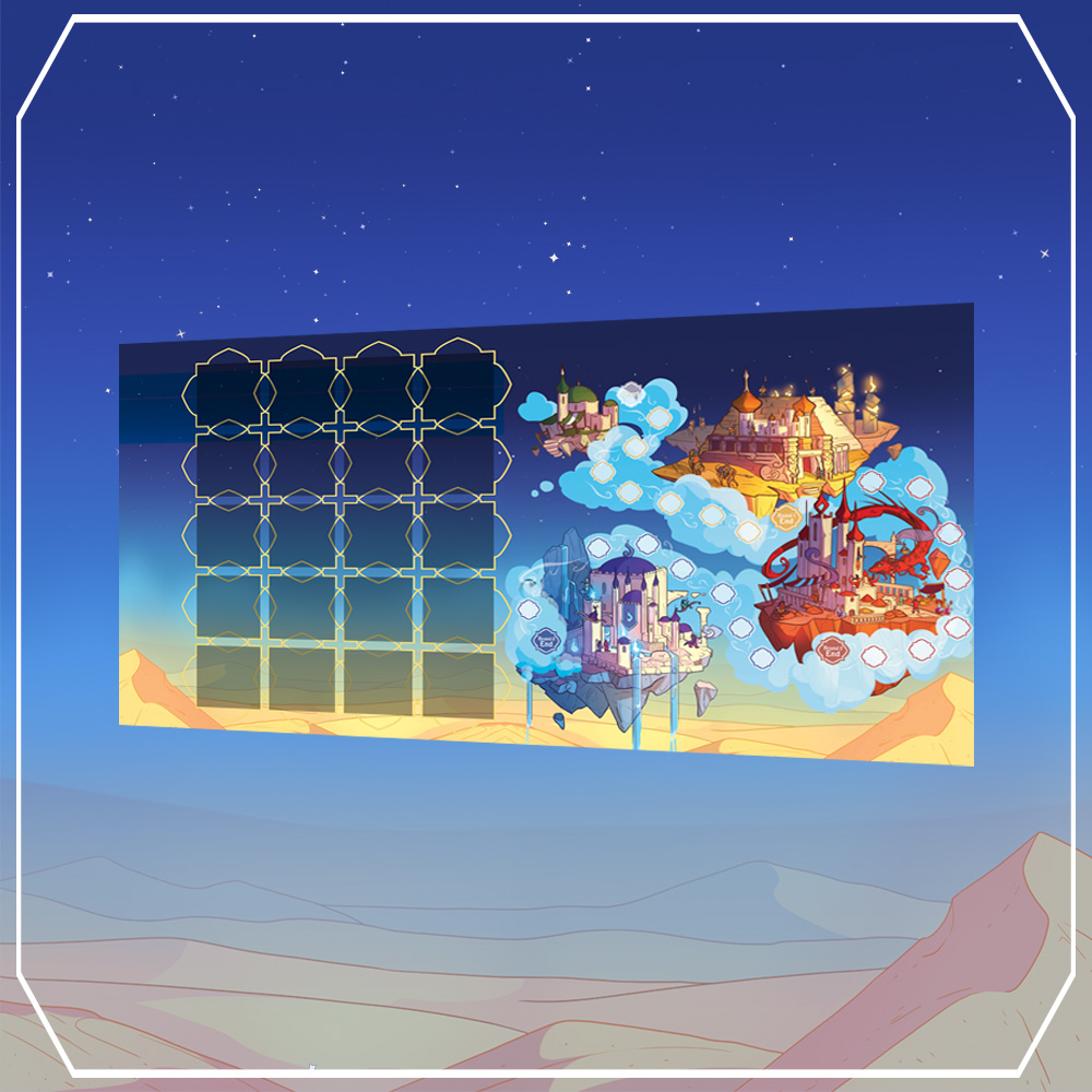 Bazaars of Ubar by Grey Fox Games - Neoprene Game Mat - Gamefound