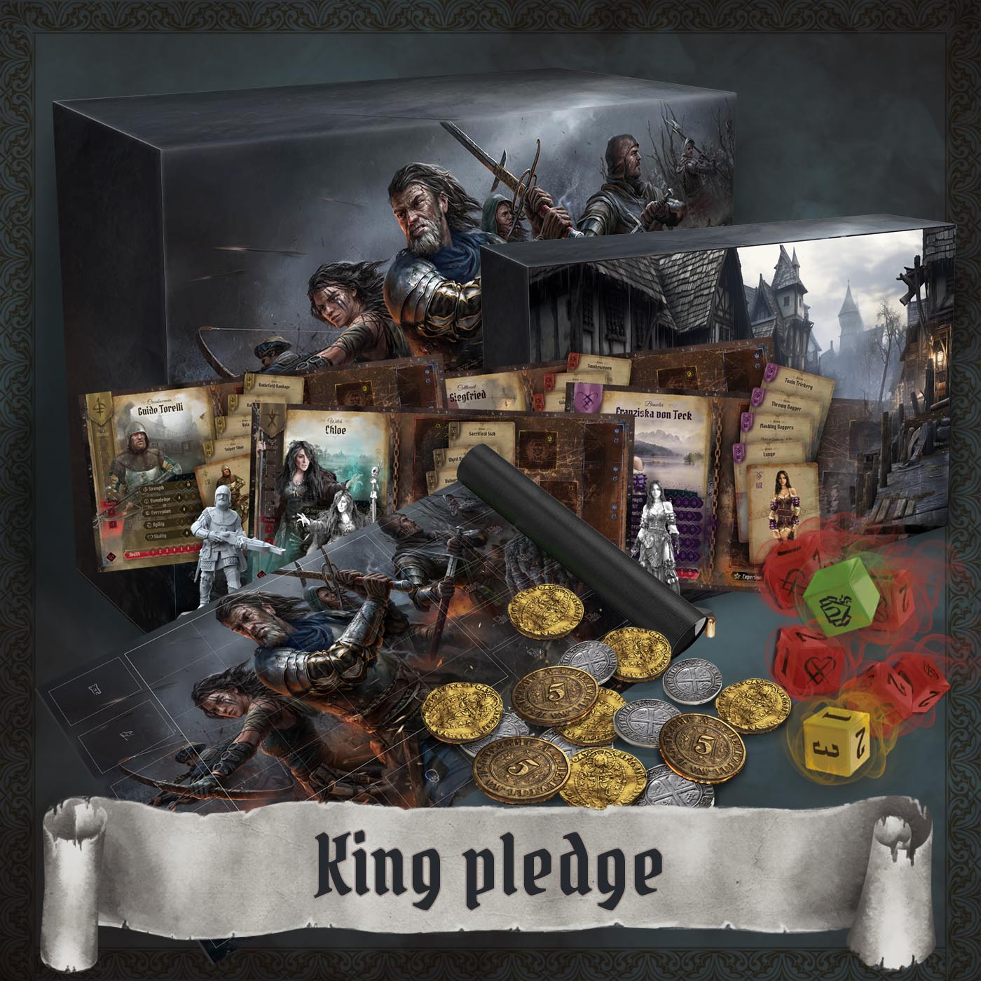 The Hunters A. D. 1492 by Officina Monstrorum - King pledge