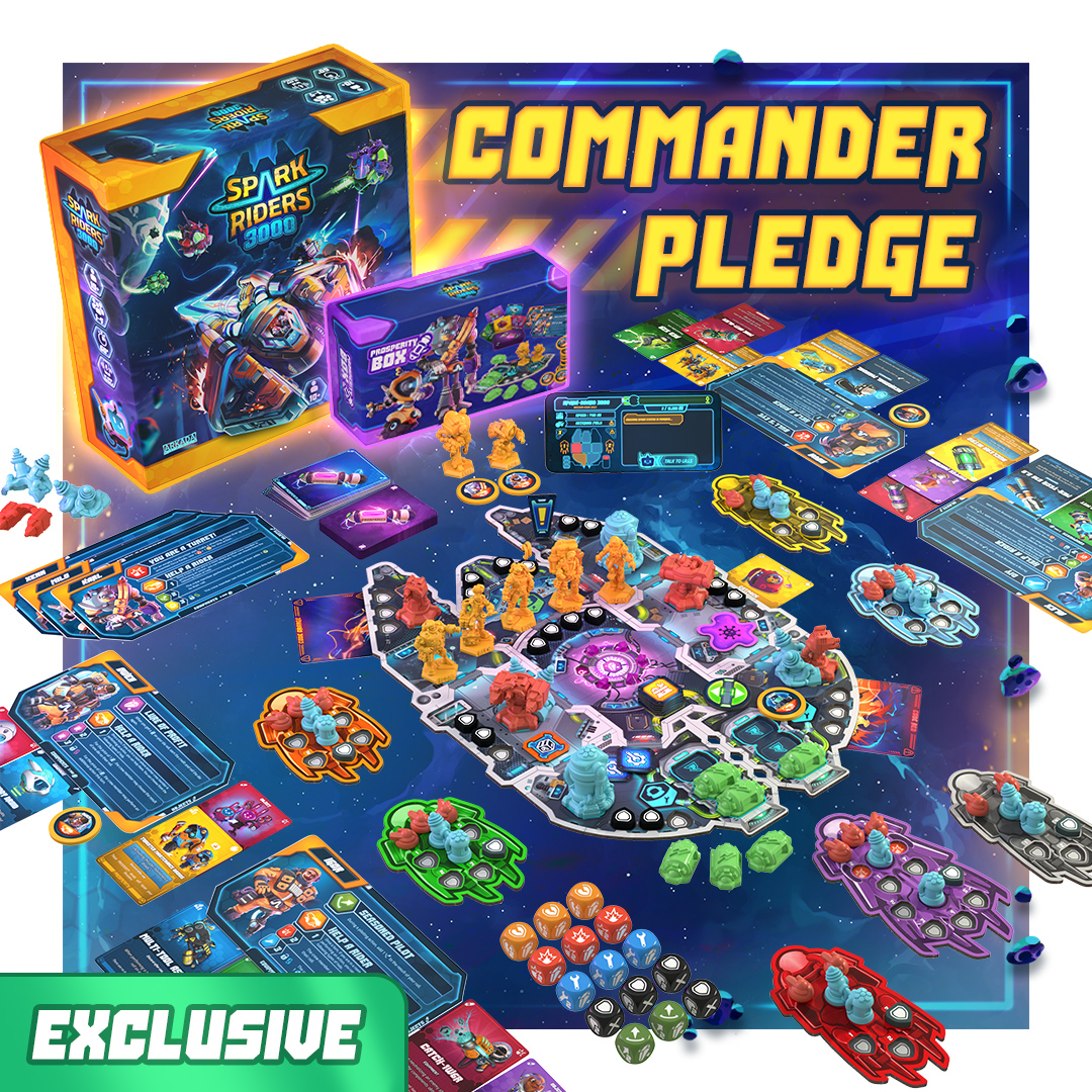 Spark Riders 3000 by Arkada Studio - Commander PLEDGE (exclusive