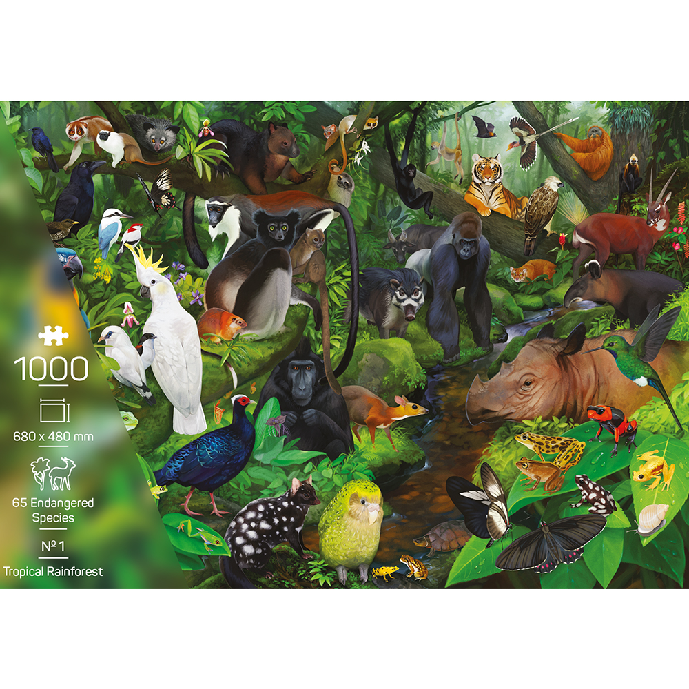 Zoo Tycoon: The Board Game by Treeceratops - The Endangered Species  Collection – Nr. 1 Tropical Rainforest - Gamefound