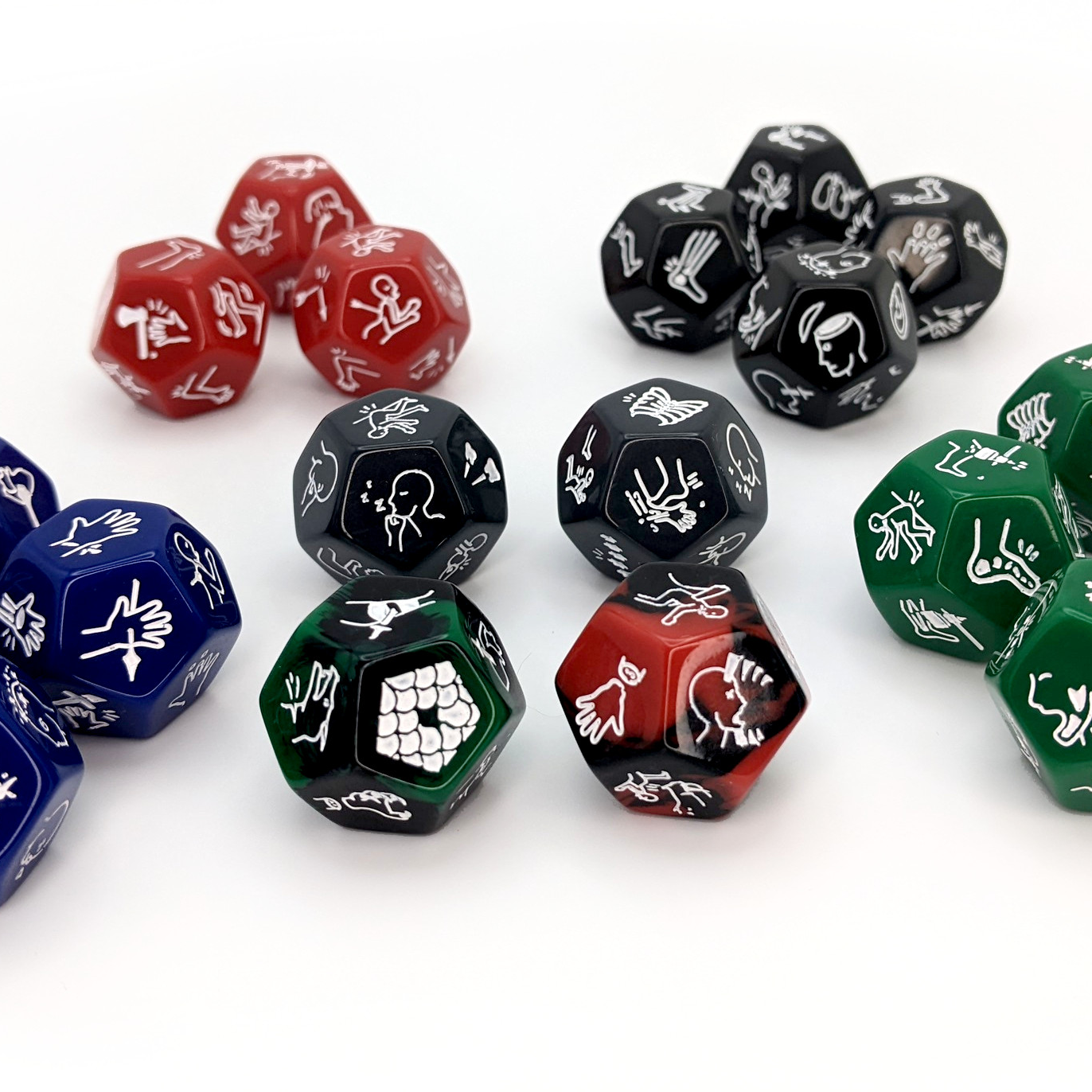 Rapid Stat Dice by Deck & Dice Games LLC - ALL IN (a full set of