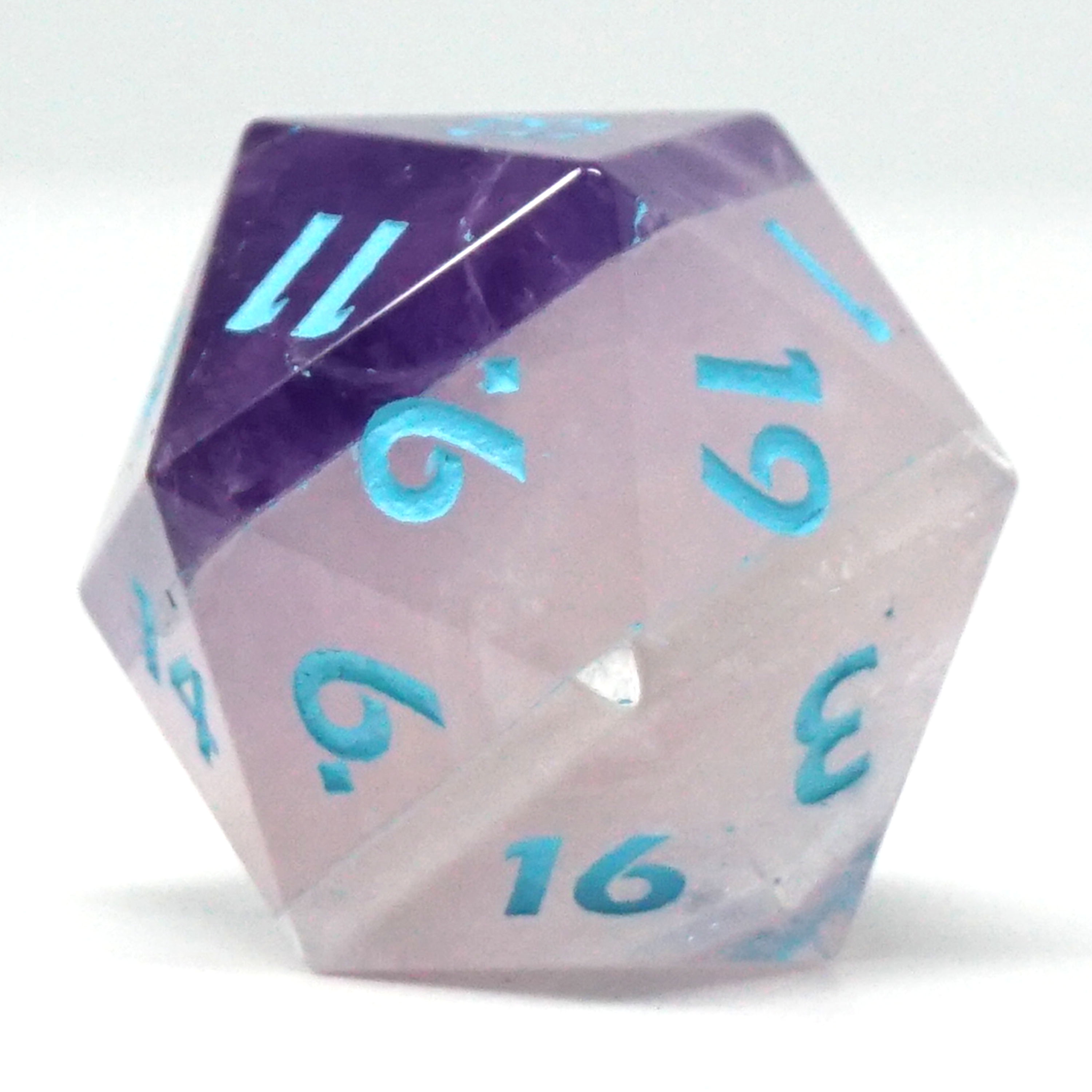 Mimic Dice The Founding by Mimic Dice Layered Amethyst Gamefound