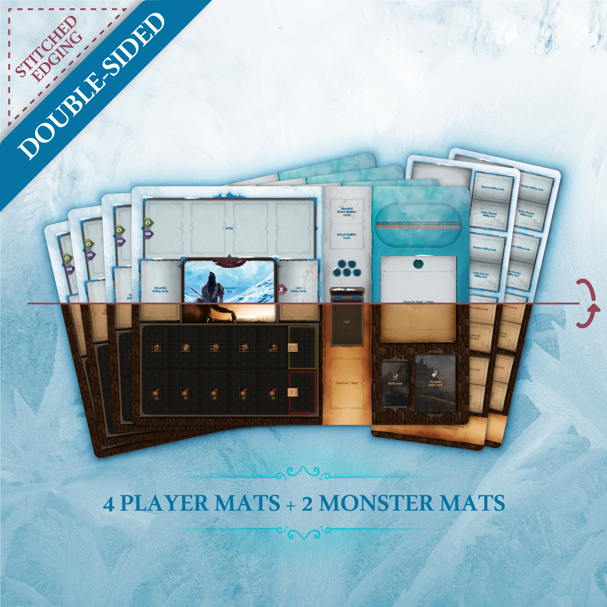 Non-Official Frosthaven and Gloomhaven compatible playmats (Second ...
