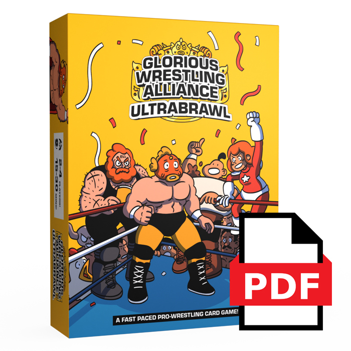Glorious Wrestling Alliance Ultrabrawl by CPE Productions Print