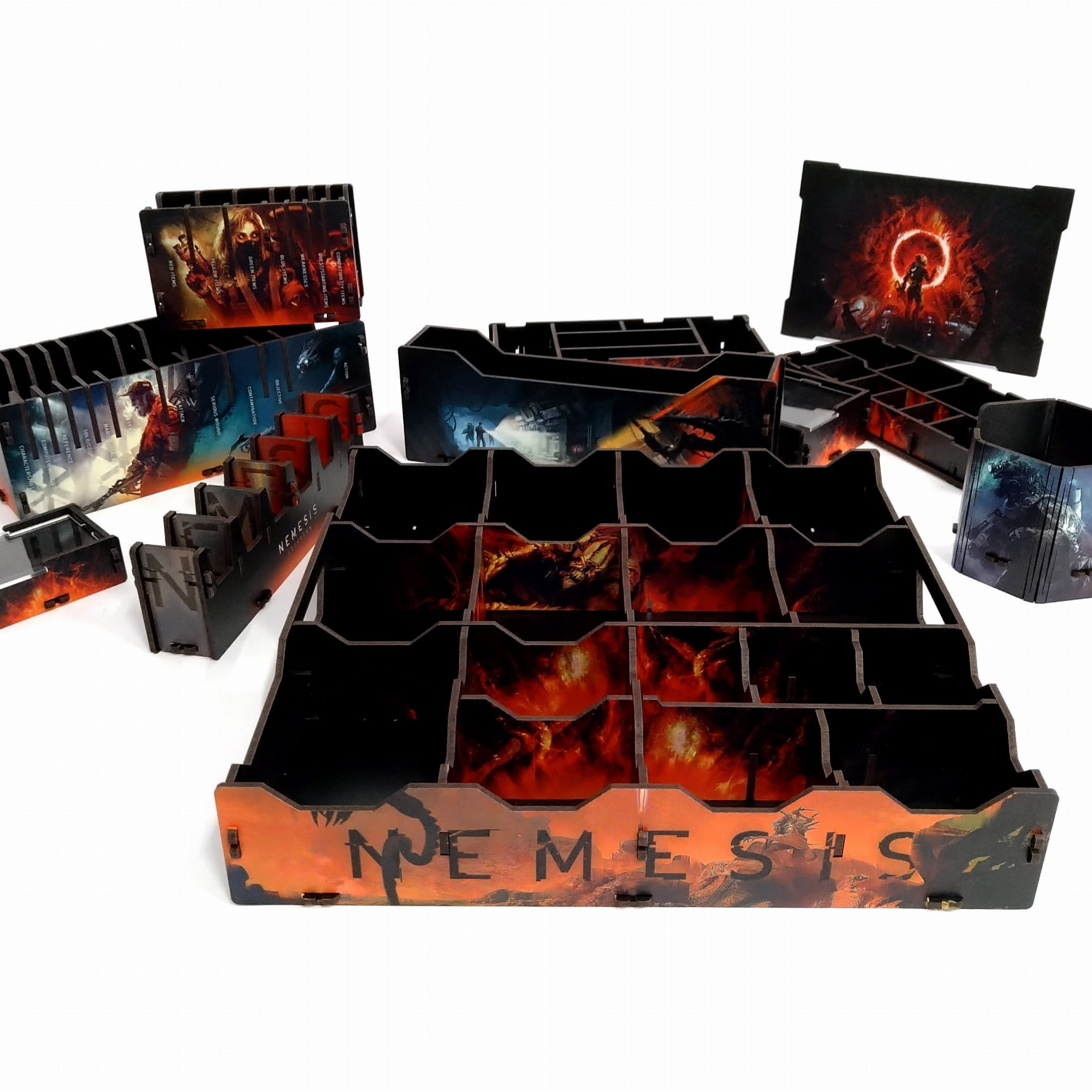 Fafeicy dés de jeu de table Jeu de 7 dés en acrylique polyédrique Table de dés de jeu