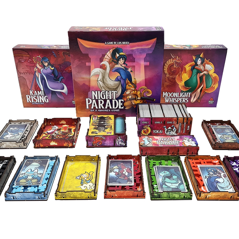 Colorful inserts with original artworks for popular games 2 by