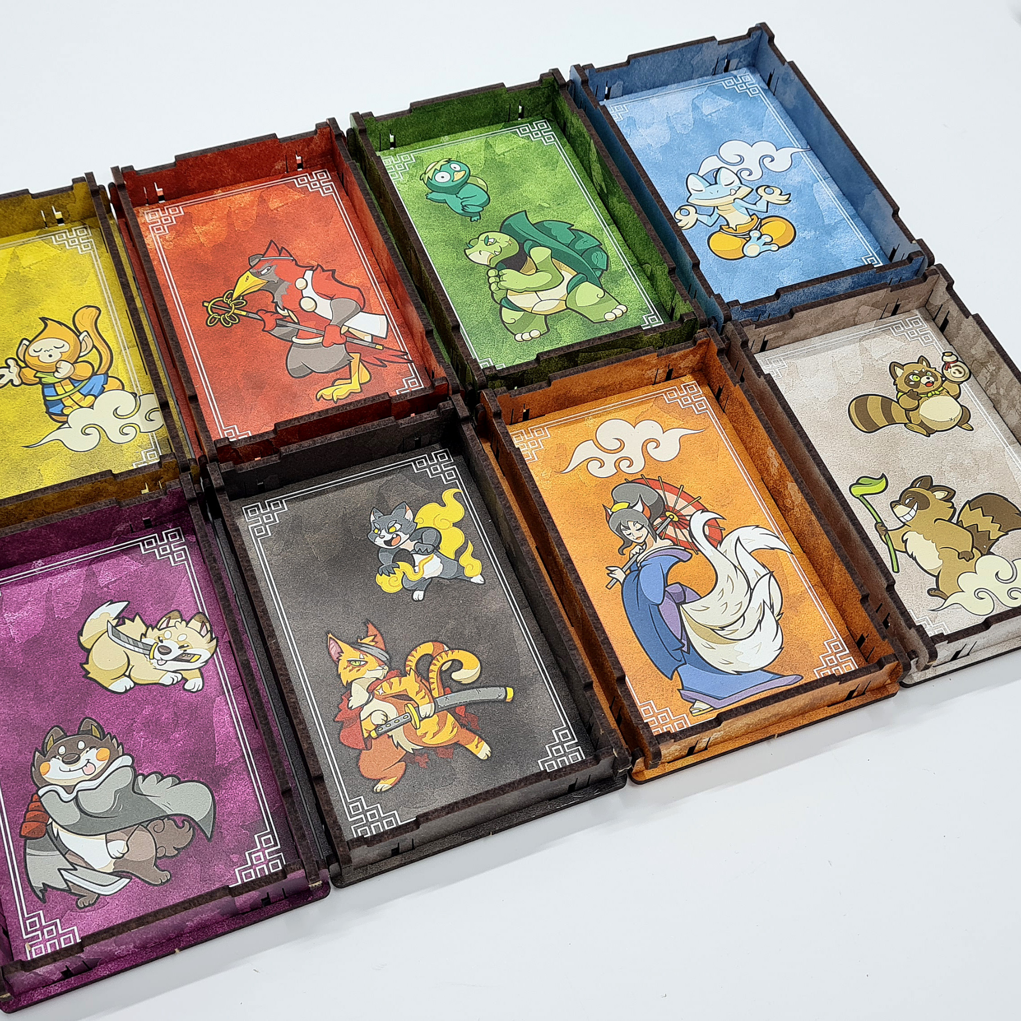 ネ*イ様 ホラーフェスジャパン コンプリートBOX Colorful inserts with original artworks for popular games 2 by
