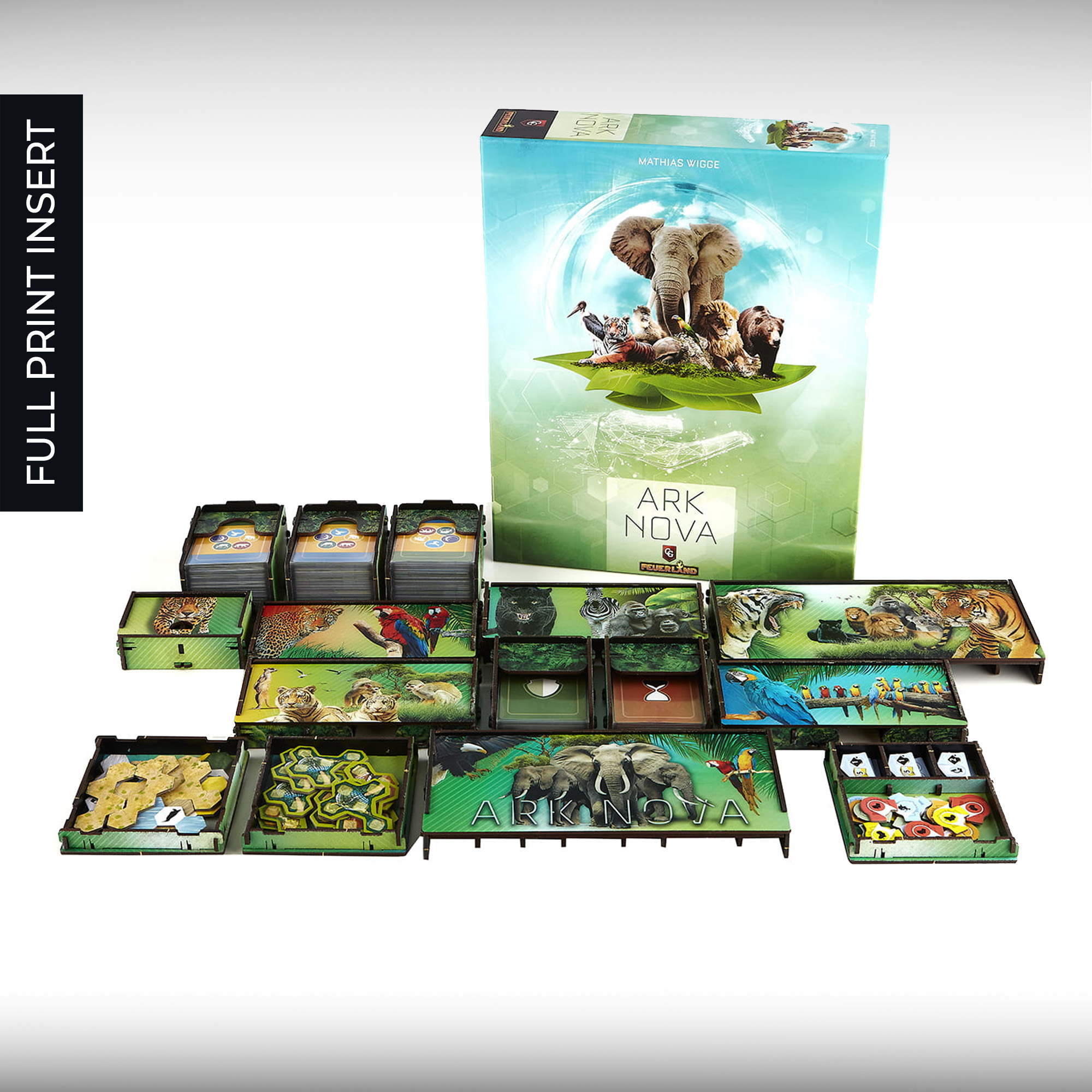 Colorful inserts with original artworks for popular games 2 by