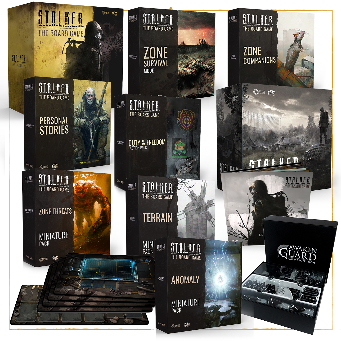 S.T.A.L.K.E.R. The Board Game by Awaken Realms - S.T.A.L.K.E.R. Heart of  the Zone Pledge - Gamefound