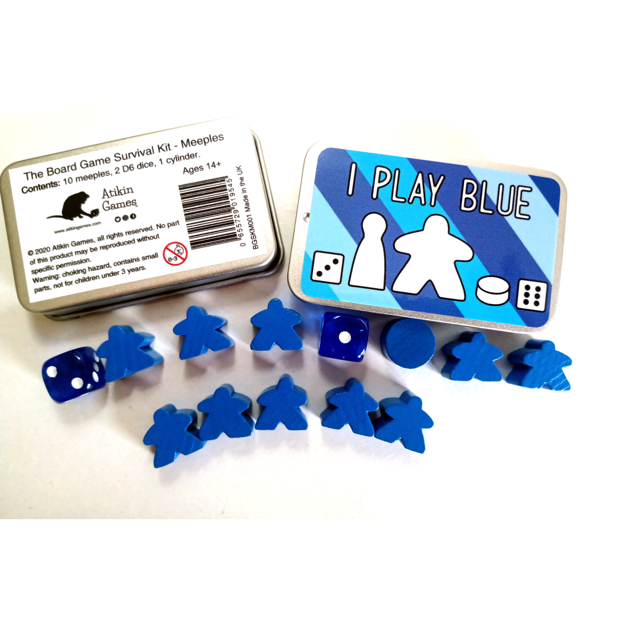Blue Board Game Meeple