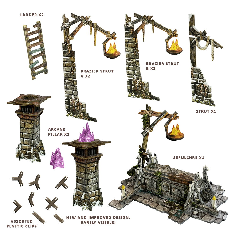 Maladum: Dungeons of Enveron by Battle Systems - Dungeon Rope Bridge -  Gamefound