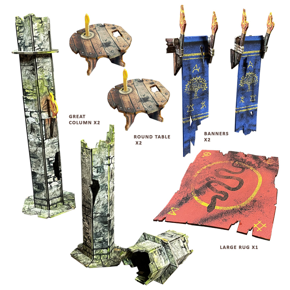 Maladum: Dungeons of Enveron by Battle Systems - Great Hall of