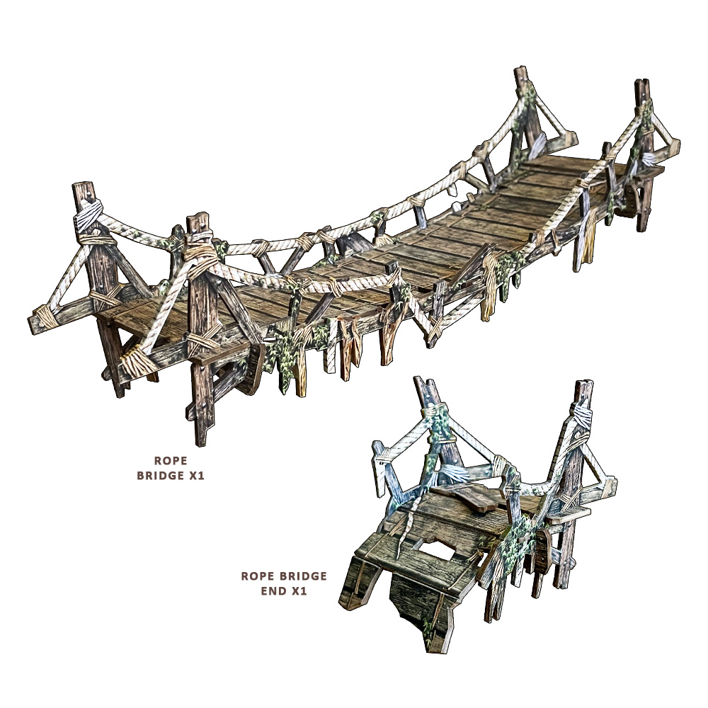 Maladum: Dungeons of Enveron by Battle Systems - Dungeon Rope Bridge -  Gamefound