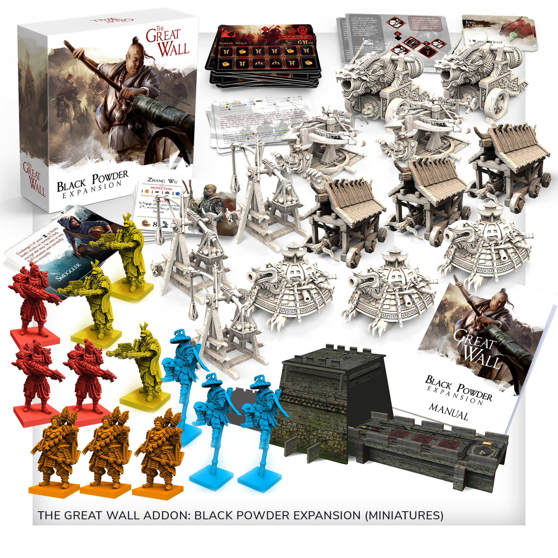 Great Wall Board Game by Awaken Realms - Black Powder Expansion [miniature  version] - Gamefound