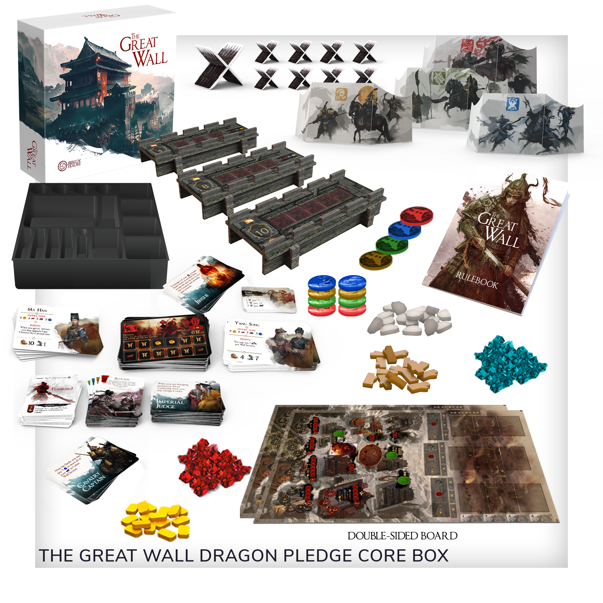 Great Wall Board Game by Awaken Realms Core box [miniatures] Gamefound