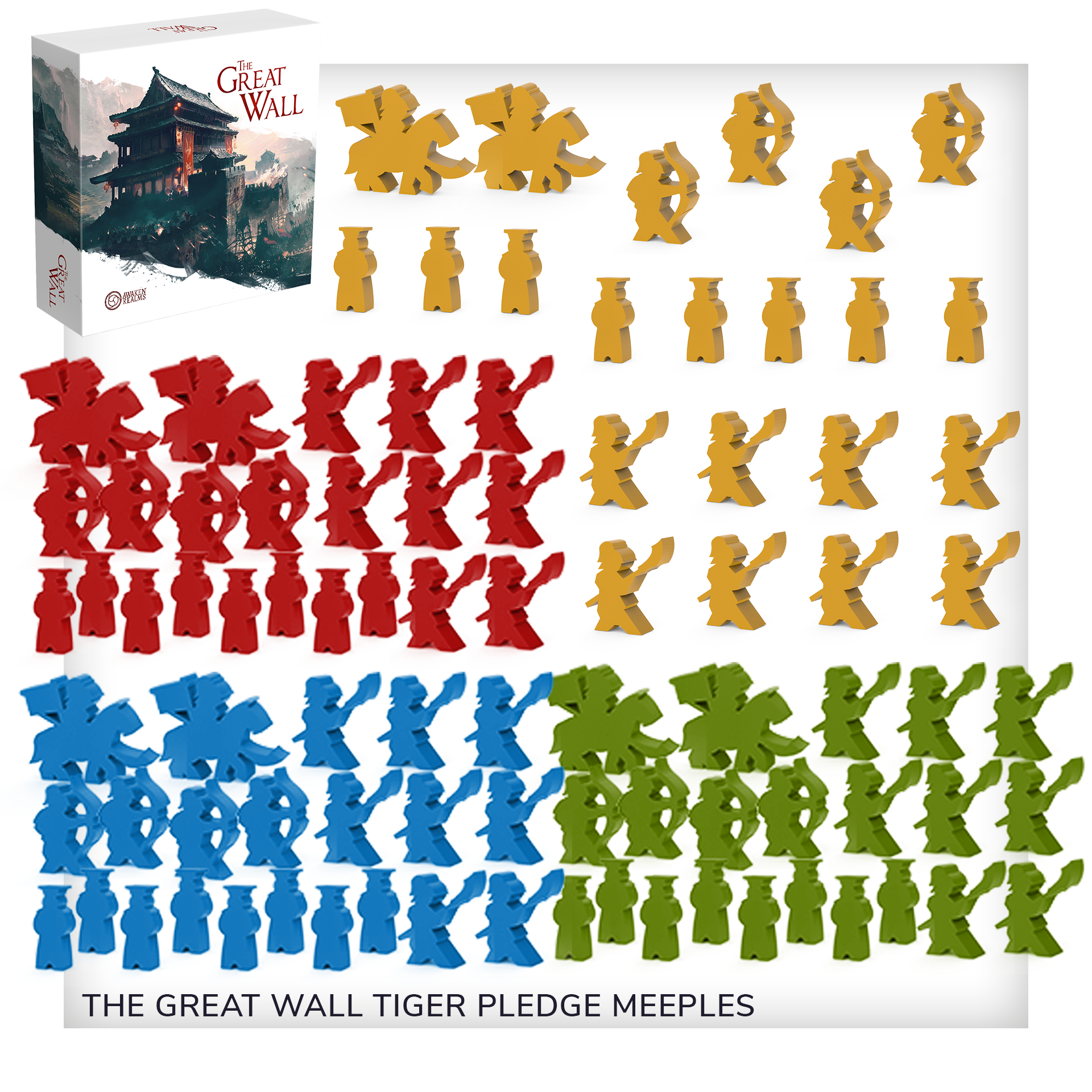 Great Wall Board Game by Awaken Realms Tiger Group Pledge Gamefound
