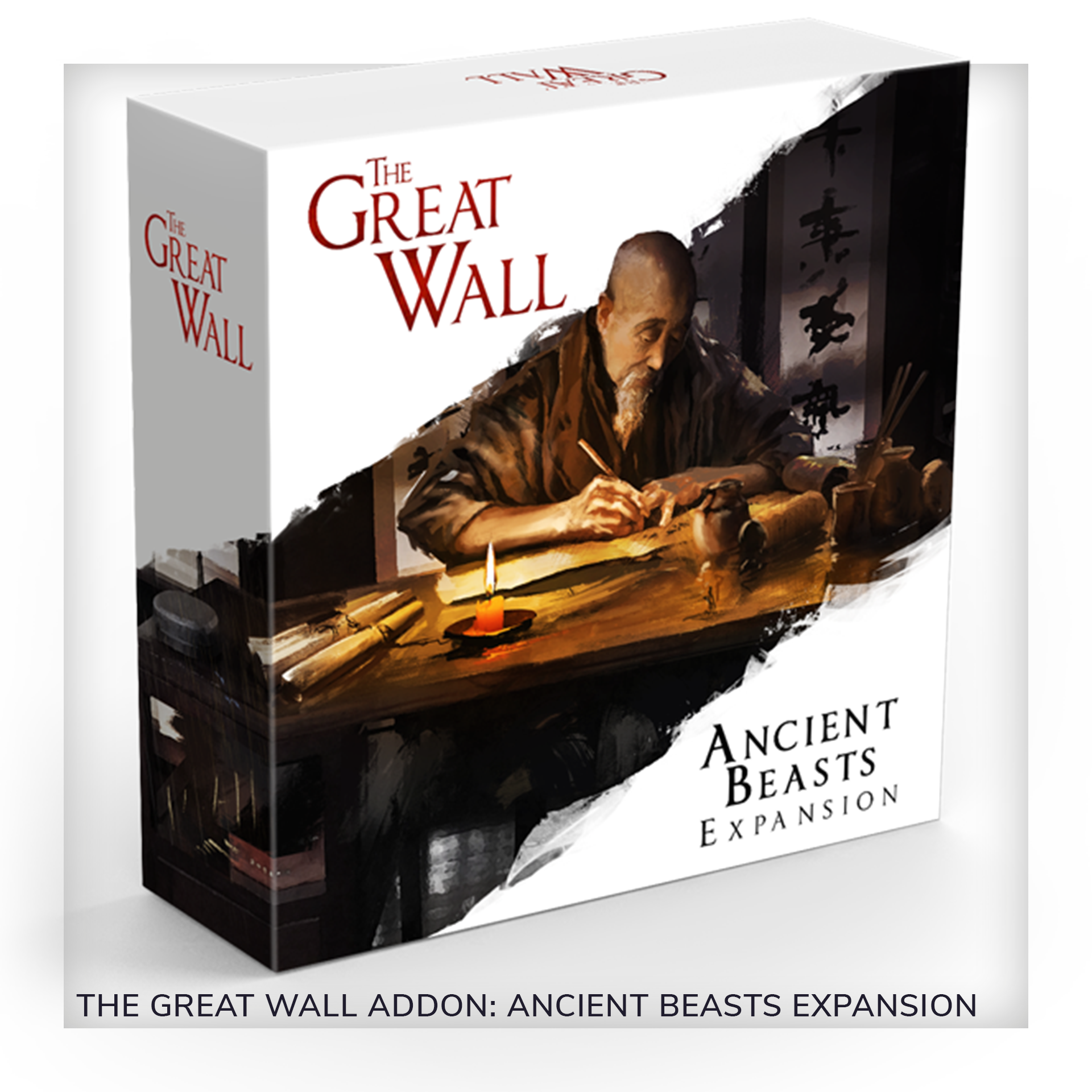 Great Wall Board Game by Awaken Realms Ancient Beasts [meeples