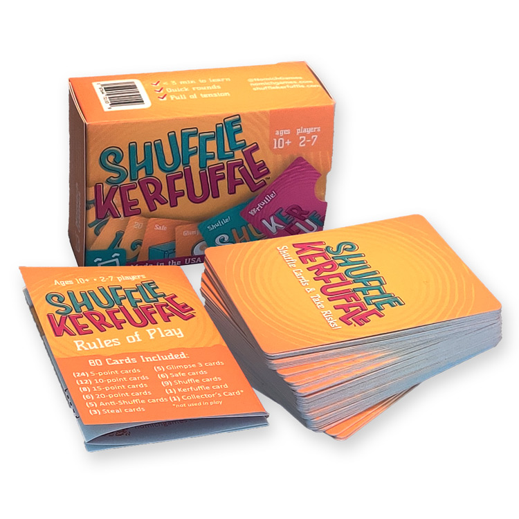 Shuffle Kerfuffle Push Your Luck and Shuffle The Deck! by Nomich Games