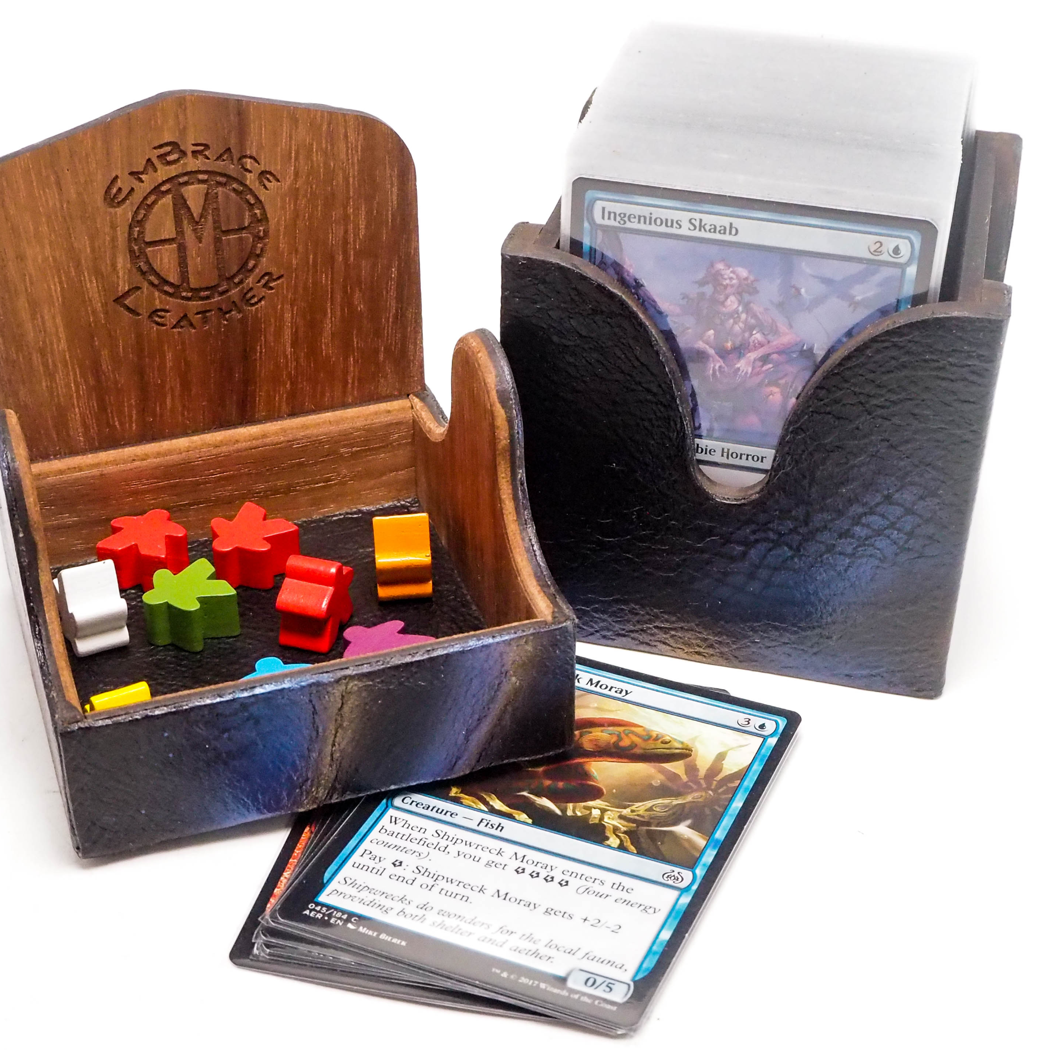 Dragon Deck Boxes 2.0 by EmBrace Leather - Single Deck Box (100 Cards) -  Gamefound