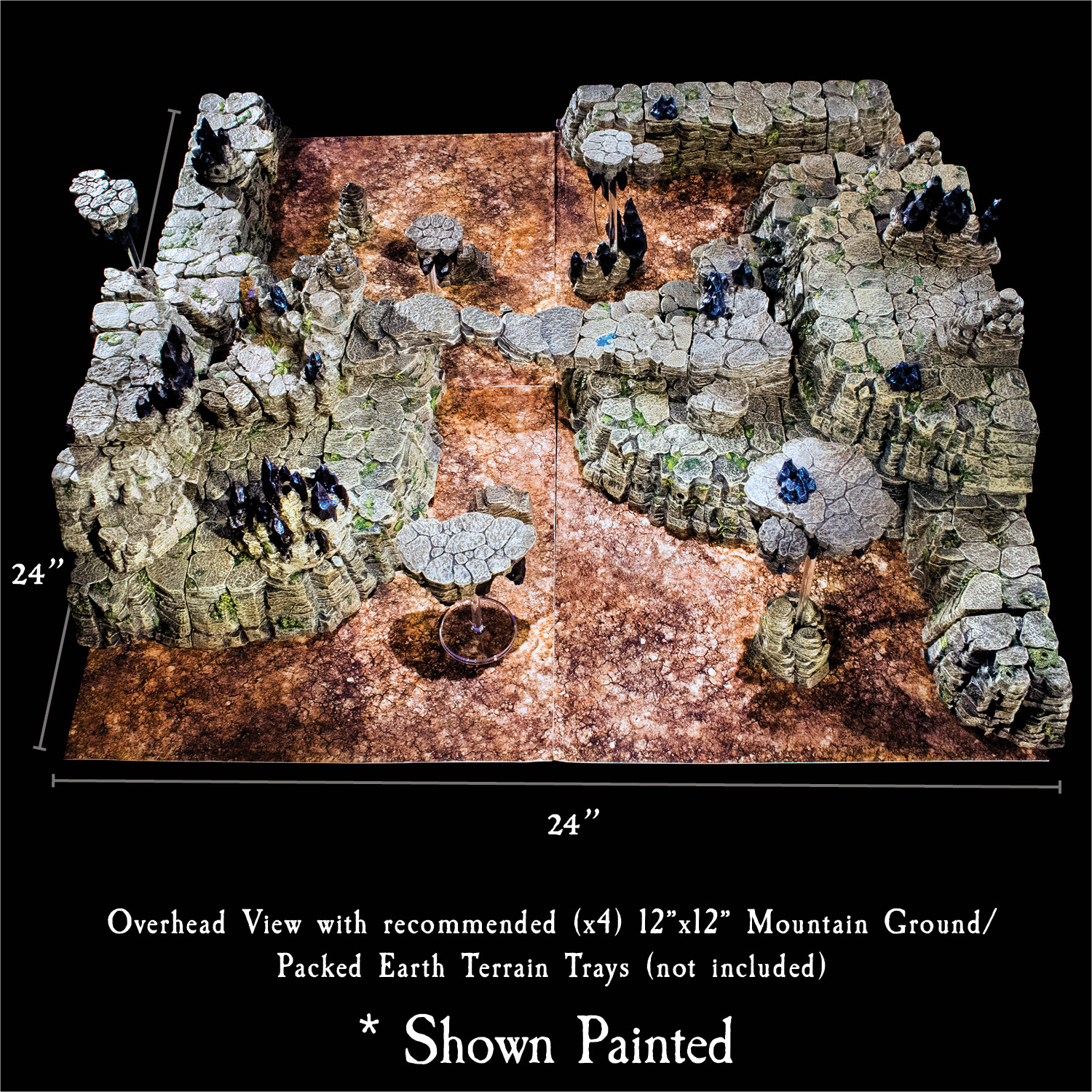 Wildlands Reforged - Hand Painted Modular Terrain by Dwarven Forge 