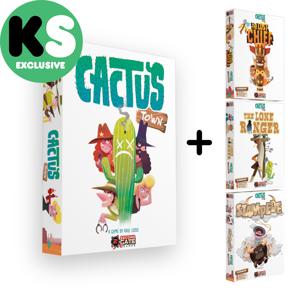 Cactus Town by Second Gate Games - Cactus Town DEPUTY Edition + 3  Expansions - Gamefound
