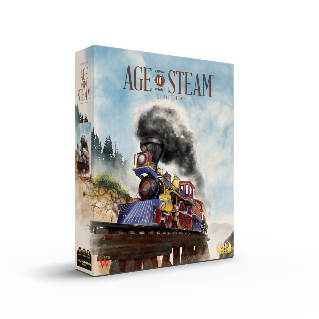 Age of Steam Deluxe Expansion Volume IV + Acrylic Track Tiles by