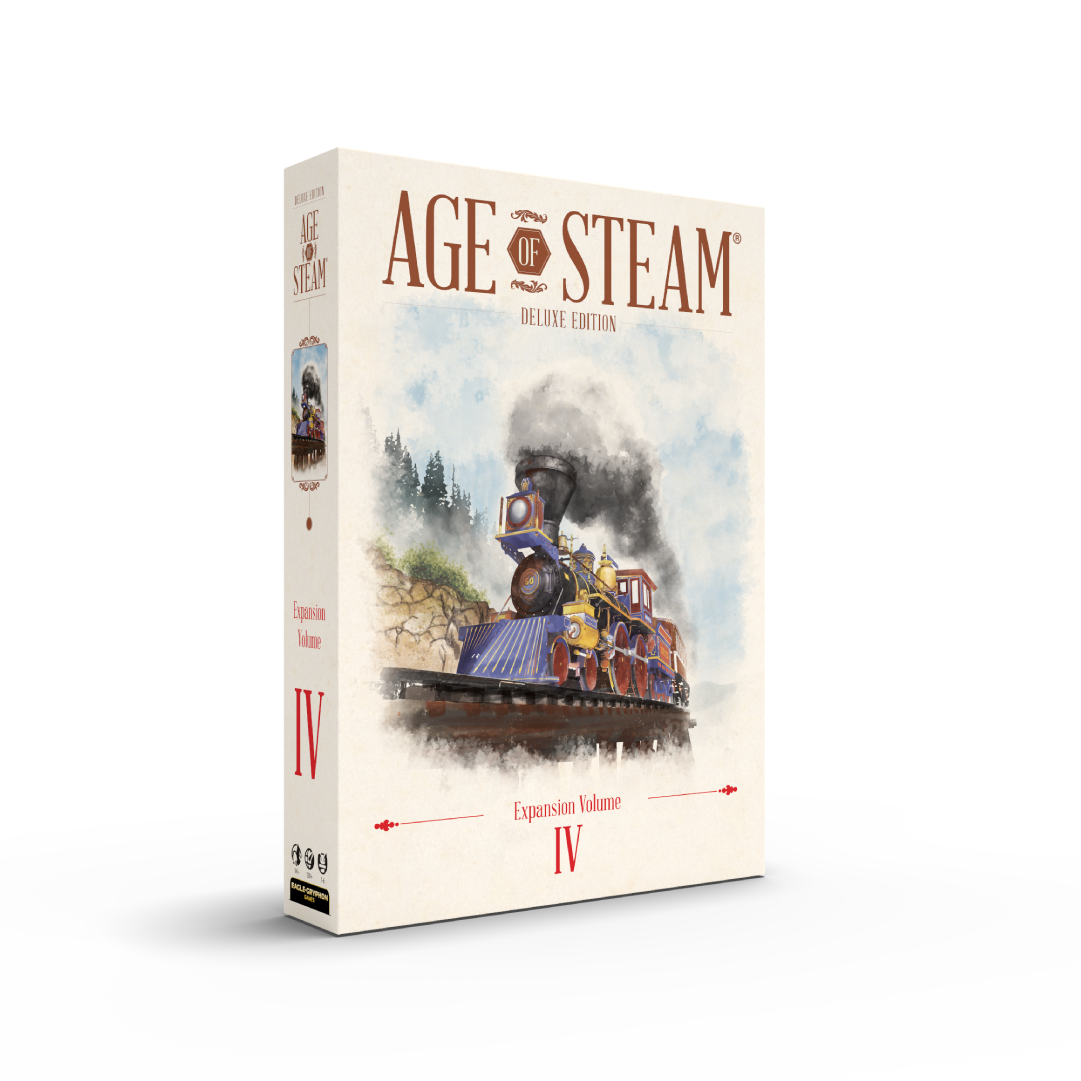 Age of Steam Deluxe Expansion Volume IV + Acrylic Track Tiles by