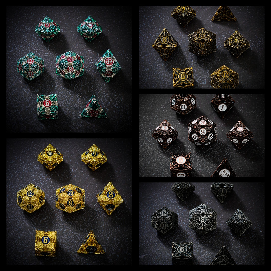 Curse and Wishes Diamonds, Dice, Shiny Math Rocks by KakapopoTCG