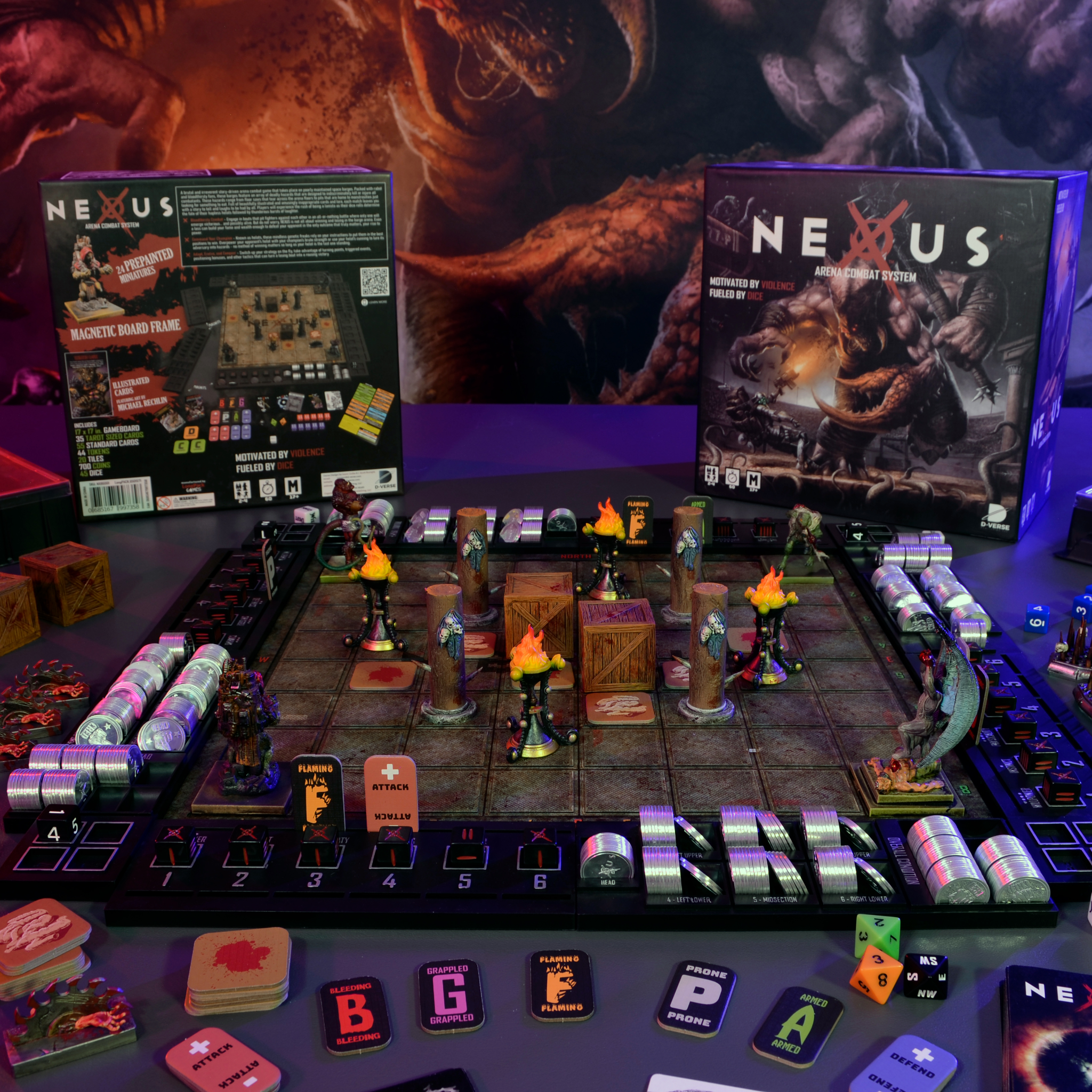 NEXUS: Arena Combat System, Board Game