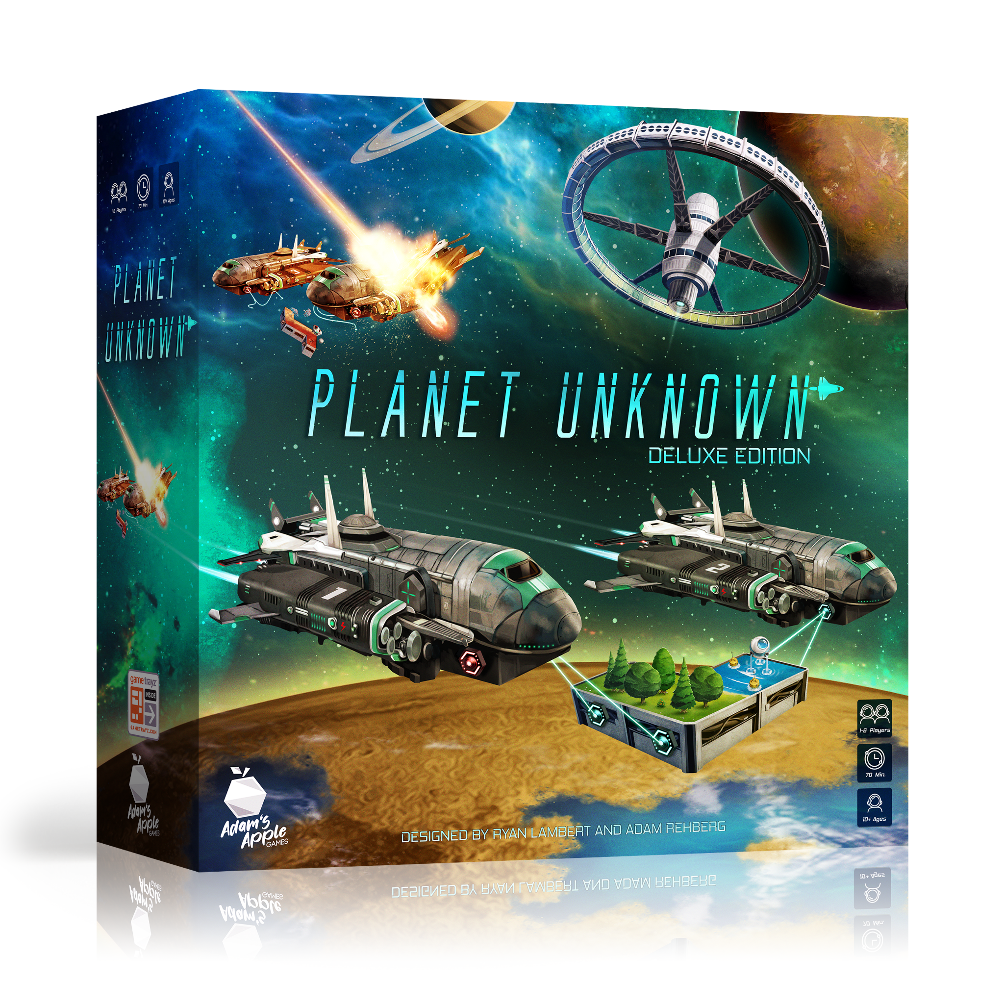 Planet Unknown Supermoon expansion and Deluxe Edition reprint by Adams ...