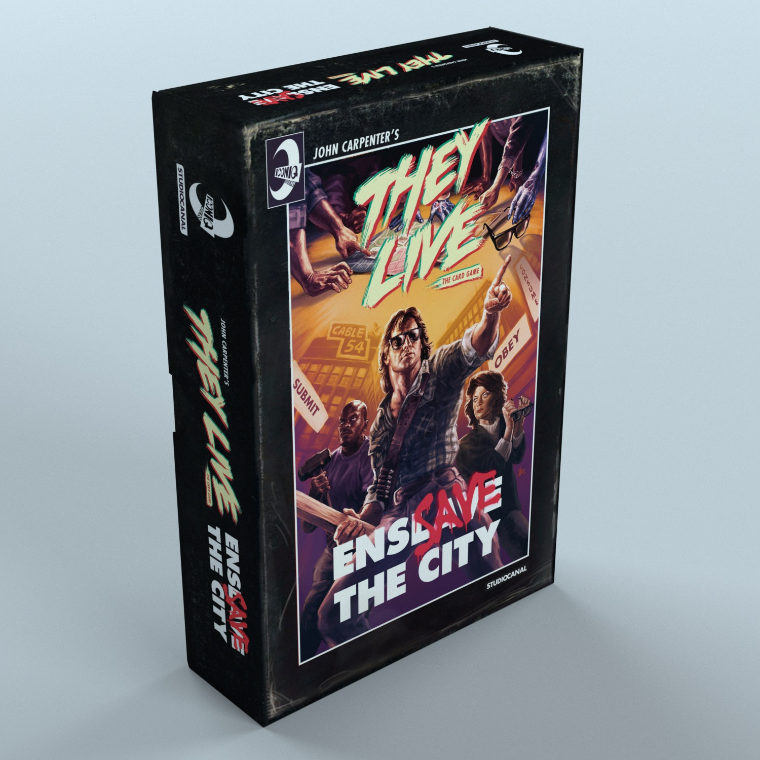 They Live: The Card Game - Save The City/Enslave The City by Iconiq Studios  - They Live: The Card Game - Gamefound