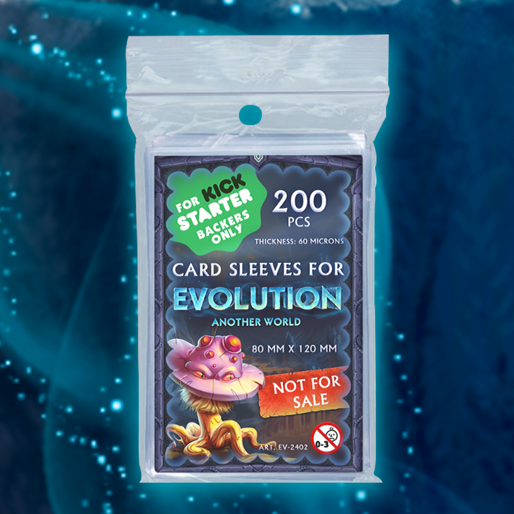 Evolution: Another World by CrowD Games - 200 80x120 mm Sleeves - Gamefound