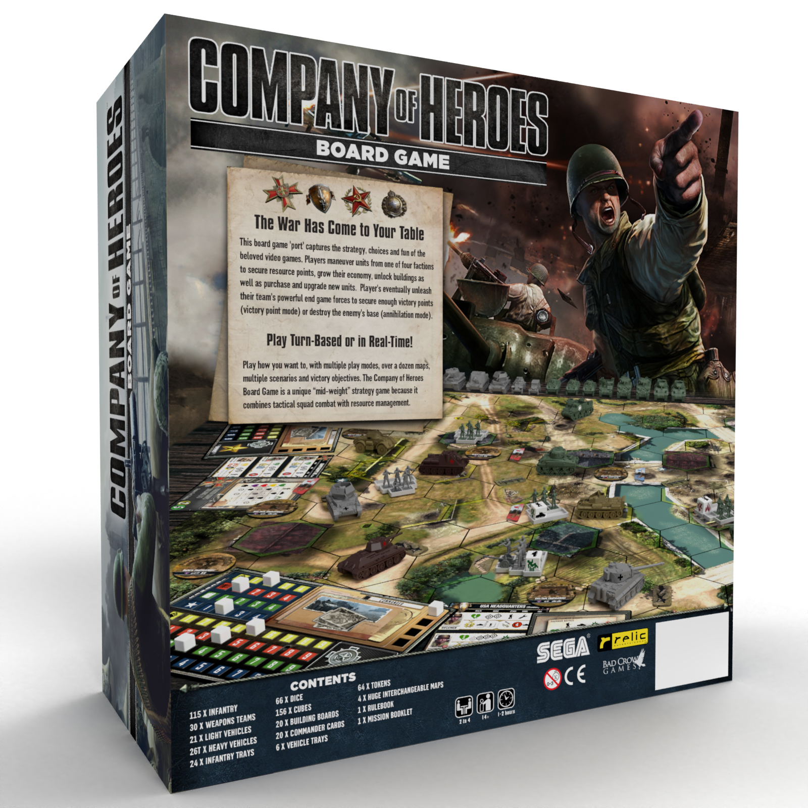 Company of Heroes Board Game by Bad Crow Games Core Set Paint Upgrade
