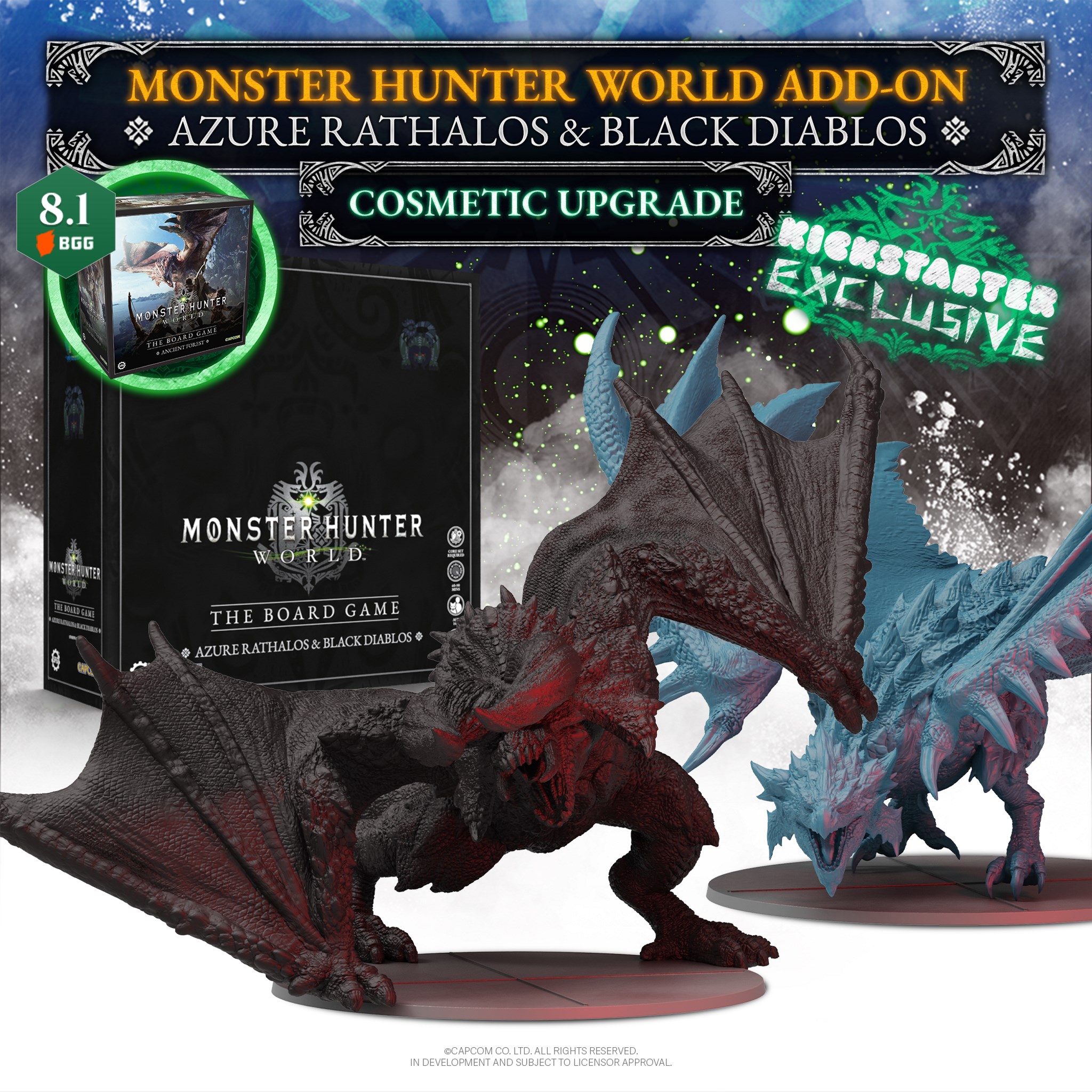 Monster Hunter World: The Board Game by Steamforged Games - Azure