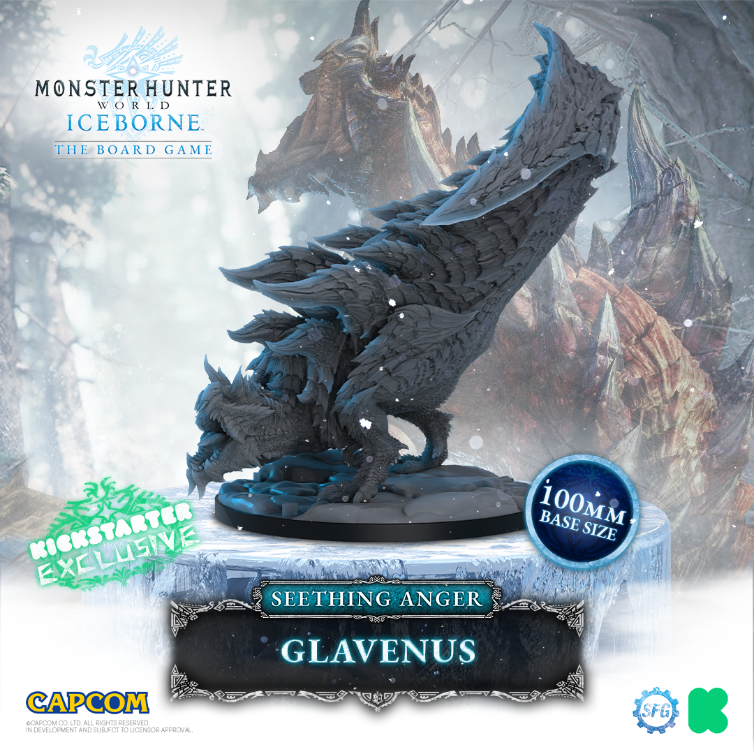 Monster Hunter World Iceborne: The Board Game by Steamforged