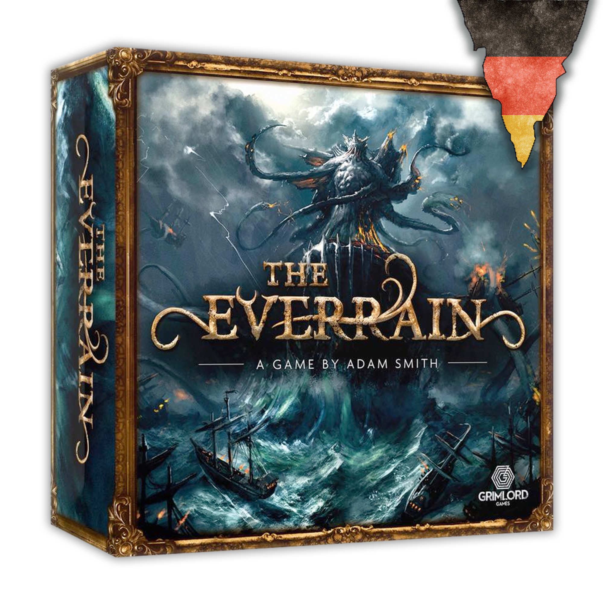 Miniature Noye + Carte En Français - Jeu The Everrain Grimlord G88 - Occasion, Univers Pirate