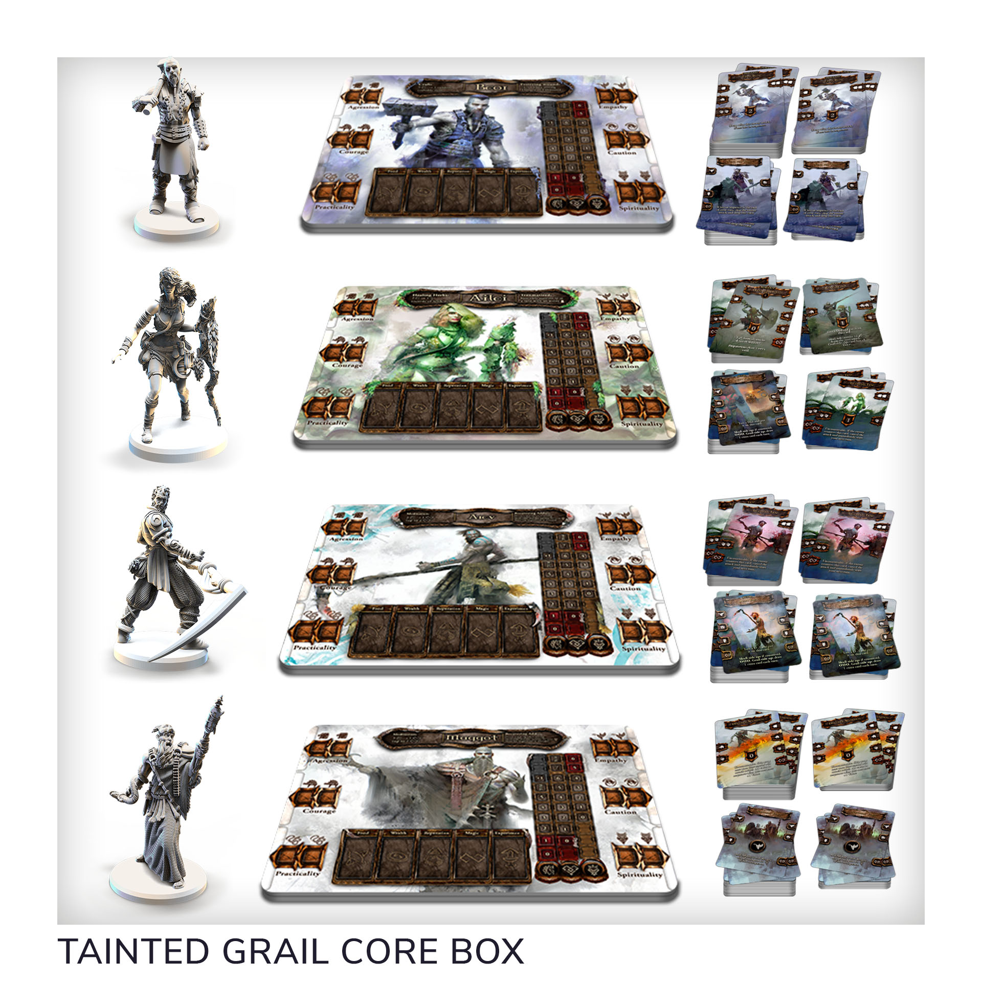 Tainted Grail by Awaken Realms - Group Pledge - Core box (sundrop