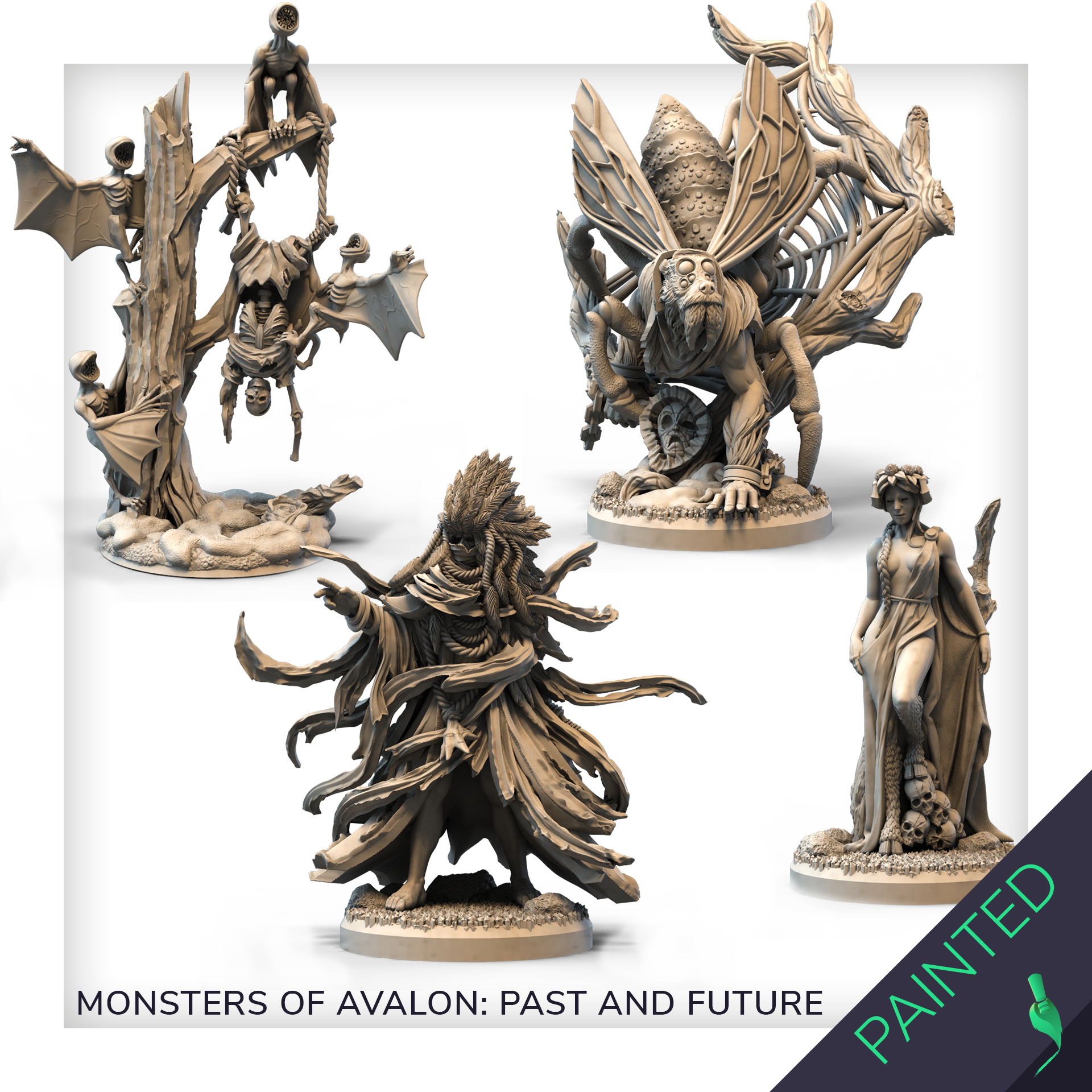 Tainted Grail by Awaken Realms - Painted Monsters of Avalon: Past and ...