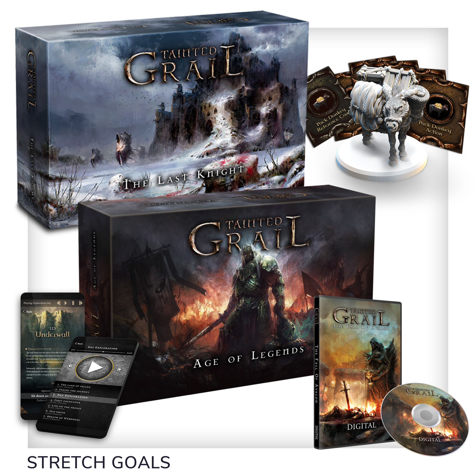 Tainted Grail by Awaken Realms - Group pledge - Core box - Gamefound