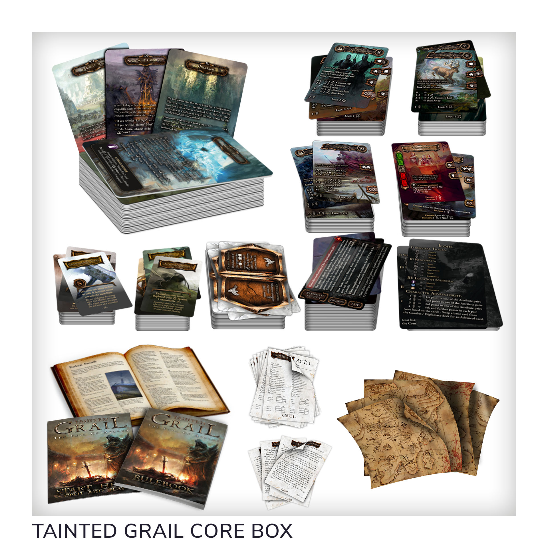 Tainted Grail by Awaken Realms King's Pledge Gamefound