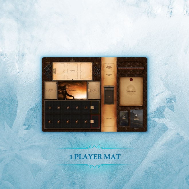 NonOfficial Frosthaven and Gloomhaven compatible playmat. by Crafting